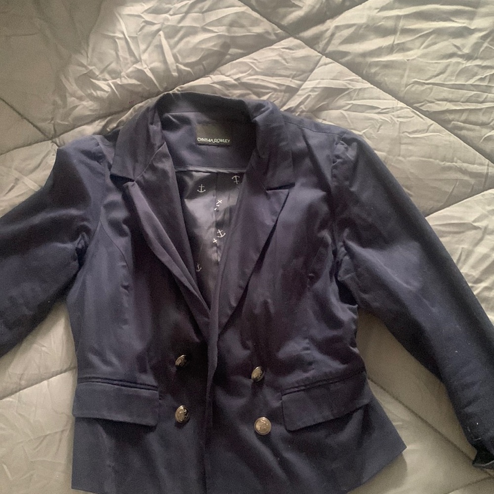 Navy blue blazer